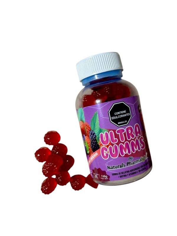 Gomas Ultra Gumms Colágeno+ Biotina+ Vitamina E Frambuesa