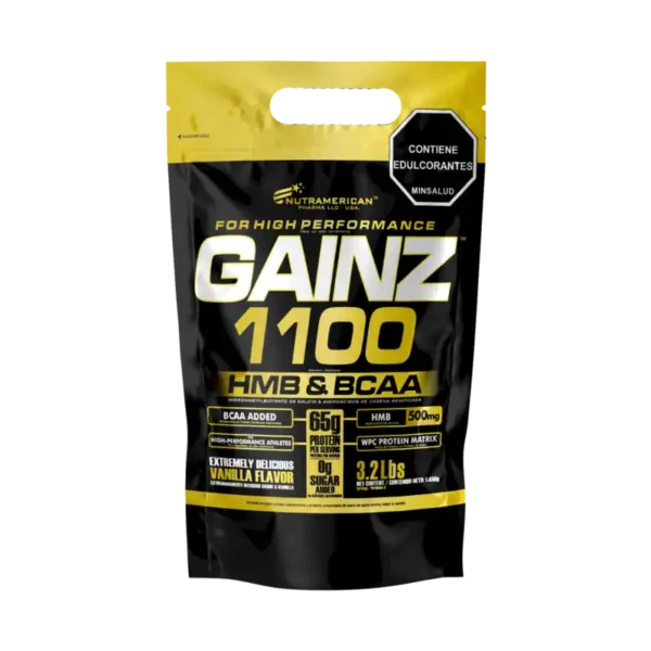 Gainz 3 lb – Proteína de suero de leche Hipercalórica